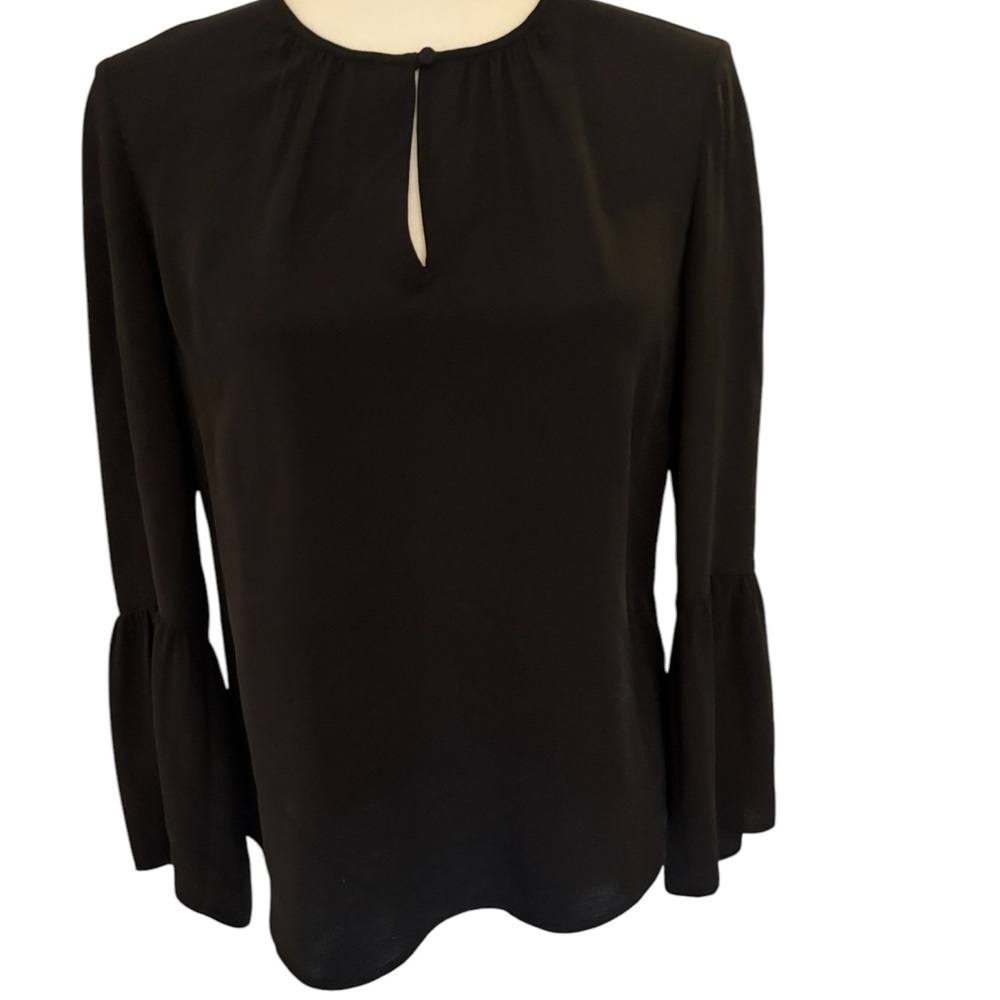 JCrew Black Silk Women's Top